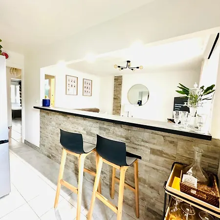 아파트 Centre-ville, 2 Bedrooms 6 Pers, Climatisation 앙티브