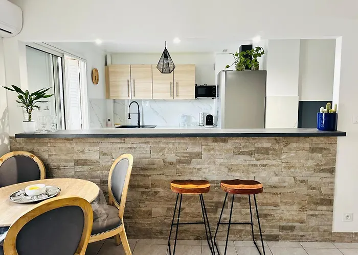 公寓 Centre-ville, 2 Bedrooms 6 Pers, Climatisation